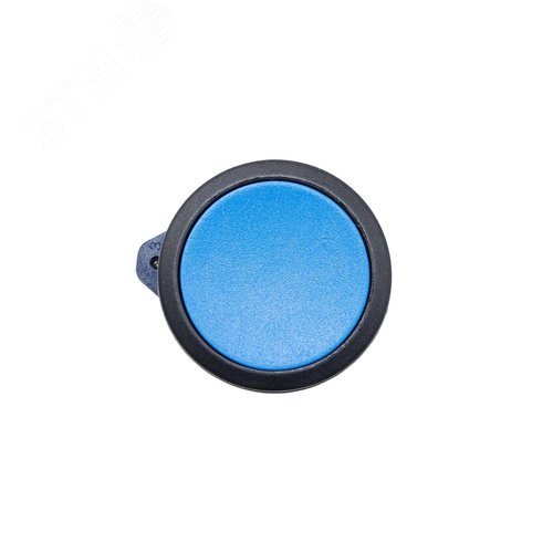 Головка кнопки плоская без фиксации, синяя - фото 2