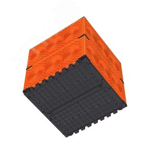 Кабельный колодец связи (ККС) пластиковый для кабельной канализации с пластиковым люком, F0, 750х750х750 мм - фото 2