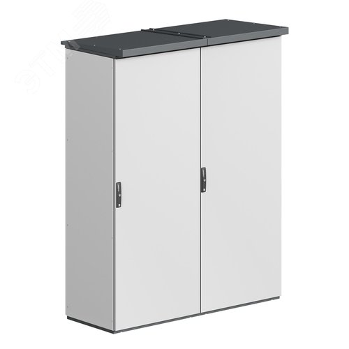 Заглушка для козырька R5TTL корпусов CQE, Г=400 мм, RAL7011 - фото 4