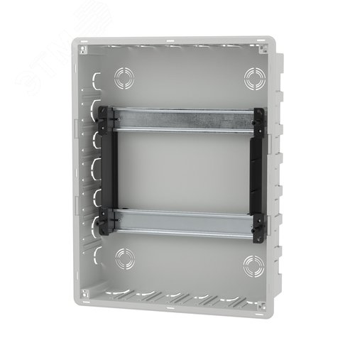 Щиток 24 мод встраиваемый для полых стен Фрейм (FRAME), белый, с тонированной дверцей, с 4 шинами PEN (2шт на 8 отв. и 2шт на 6 отв.) - фото 4