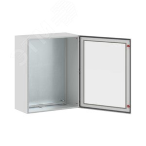 Щит с монтажной панелью ЩМП 1000x800x400мм  серия ST c прозрачной дверью - фото 2