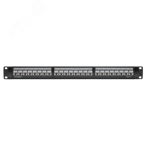 Патч-панель 191UCAT6 24 модуля RJ45 неэкранированная - фото 3