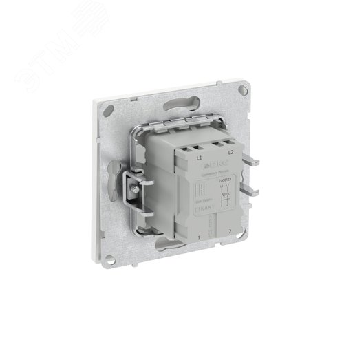 Инвертор одноклавишный, KANT, белая магнолия - фото 5