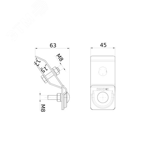 Трансформатор тока CT30 200A, класс 0.2, 1.5ВА - фото 2