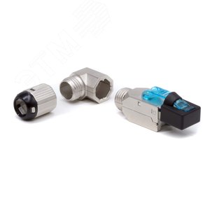 Коннектор полевого монтажа (Tool Less) 8P8C CAT 6A экранированный - фото 5