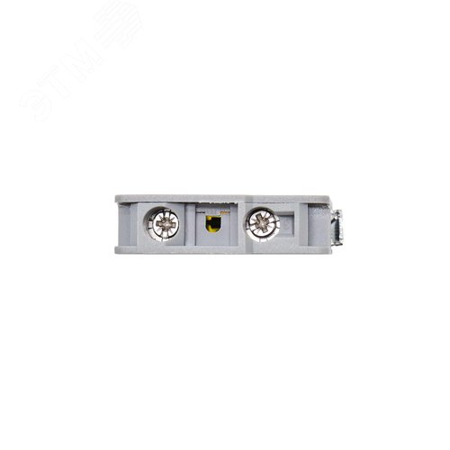 Контактный блок с клеммными зажимами под винт со светодиодом на 220В, жёлтый - фото 4