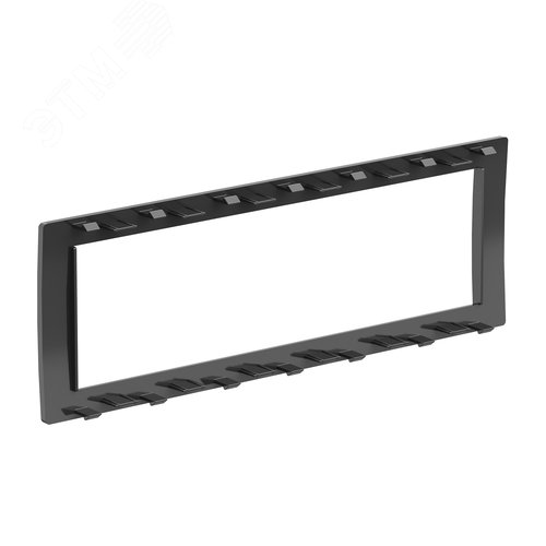 Рамка универсальная на 6 модулей, цвет чёрный - фото 2