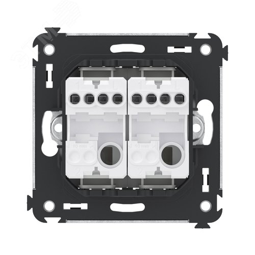 Avanti Кнопка двухклавишная в стену,Ванильная дым ка - фото 3