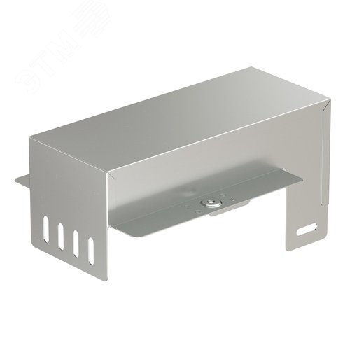 Ответвитель-крышка Т-образный вертикальный вниз DDS 200/100 в комплекте крепежные элементы соединительные пластины - фото 1