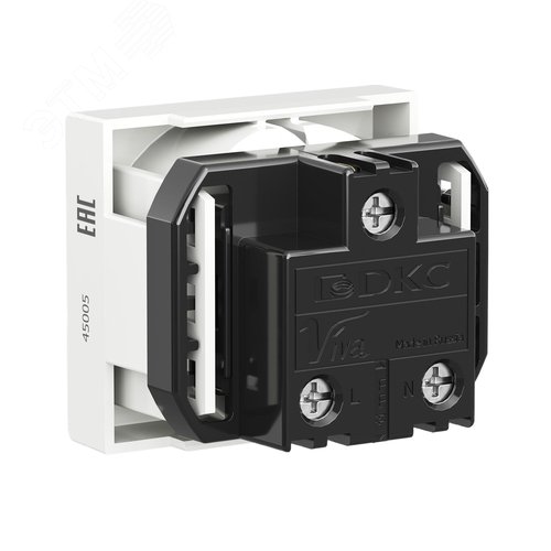 Розетка силовая 2Р+Е, со шторками, ЭУИ Вива (Viva) - фото 3