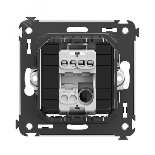 Avanti Кнопка одноклавишная в стену,Черный квадрат - фото 3