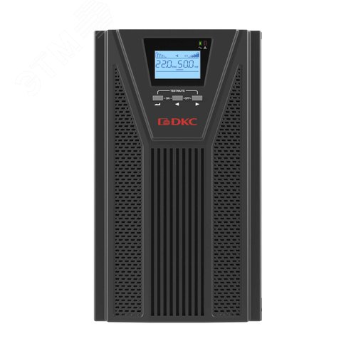 Источник бесперебойного питания Online, Small Tower, 3000 ВА/2700 Вт, клеммы, EPO, USB, RS- 232, RJ45,  з/у 1А, 8X7 Ач - фото 3