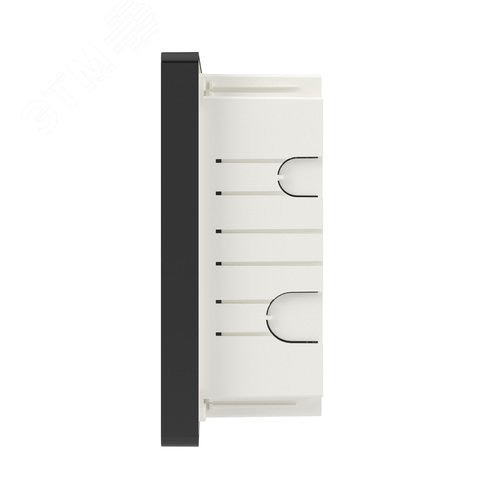 Щиток 18 мод встраиваемый Фрейм (FRAME), черный, с тонированной дверцей, с 2 шинами PEN на 8 и 10 отв. - фото 4