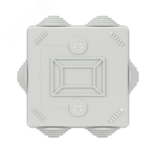 Коробка уравнивания потенциалов, 6 зажимов, 6 вводов, 20 мм, 80х80х40 мм, IP44 - фото 4