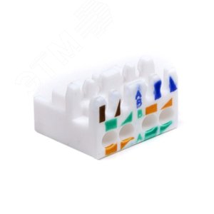 Коннектор полевого монтажа (Tool Less) 8P8C CAT 6A экранированный - фото 7