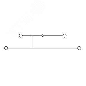 Клемма двухуровневая, винтовой зажим, 4 точки подключения, 2.5 кв.мм, серая - фото 4