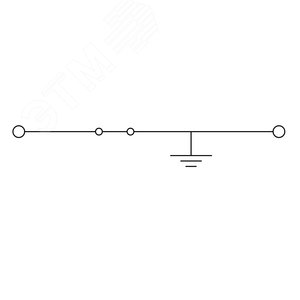 Клемма заземления, зажим push-in, 2 точки подключения, 6 кв.мм - фото 2