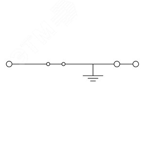 Клемма заземления, зажим push-in, 3 точки подключения, 2.5 кв.мм - фото 3