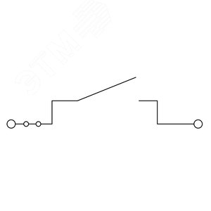 Клемма с размыкателем, винтовой зажим, 2 точки подключения, 4 кв.мм, серая - фото 2