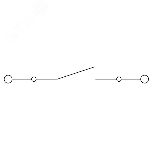 Клемма измерительная, для вставных изолированных перемычек, винтовой зажим, 2 точки подключения, 6 кв.мм, серая - фото 3