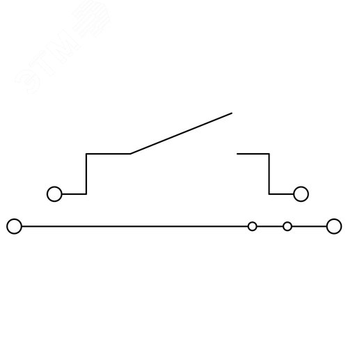 Клемма с размыкателем, двухуровневая, винтовой зажим, 4 точки подключения, 4 кв.мм, серая - фото 3