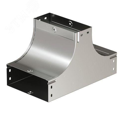 Ответвитель Т-образный вверх TS основание 100 в комплекте крепежные элементы соединительные пластины - фото 1