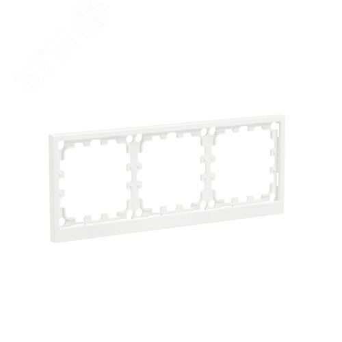 Рамка 3 поста IP44, KANT, белая магнолия - фото 2
