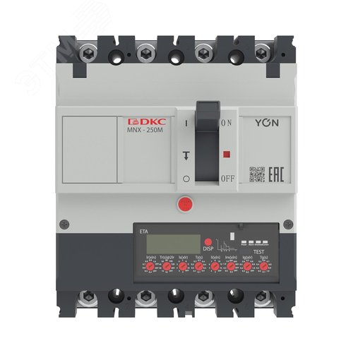 Выключатель автоматический YON pro MNX250M 4P 250 A 100 kA при AC415V расцепитель ETA - фото 2