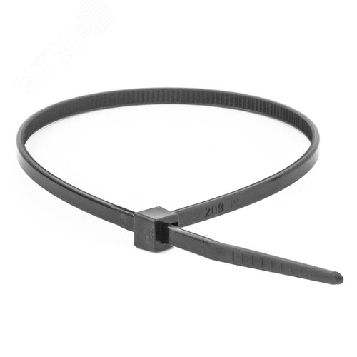 Хомут P6.6 устойчивый к УФ, черный, 4,8x300 - фото 1