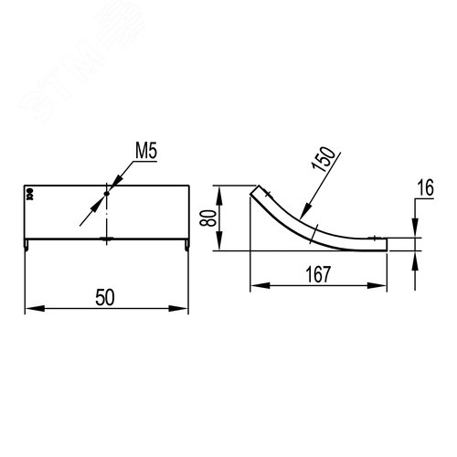 Крышка на угол CS 45 вертикальный внутр. 45° осн.50, цинк-ламельная в комплекте с метизами и пластинами PTCE - фото 3