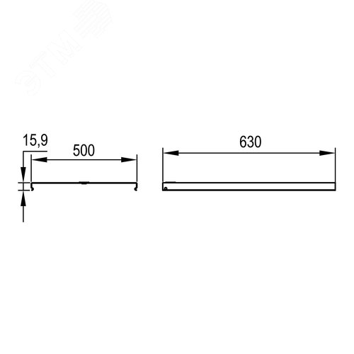 Крышка на угол CDSD/CDSS 90 вертикальный внеш. переходник осн.500, горячеоцинкованная в комплекте с метизами и пластинами PTCE - фото 3