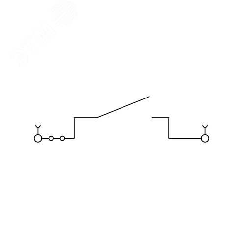 Клемма с размыкателем, винтовой зажим, 2 точки подключения, 4 кв.мм, серая - фото 3