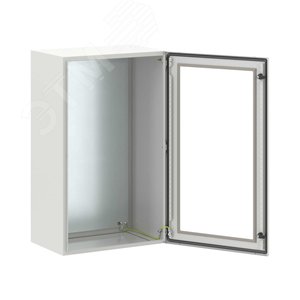 Щит монтажный ЩМП 1000x600x400 мм STE с М/П с прозрачной дверью - фото 1