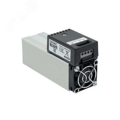 Компактный обогреватель с вентилятором, P=150W, 230V - фото 3