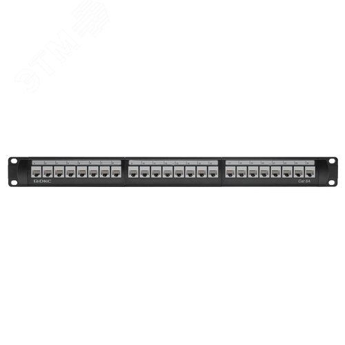 Патч-панель 191UCAT6А 24 модуля RJ45 неэкранированная - фото 3