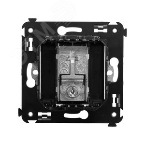 Avanti Розетка TV проходная в стену, , Черный матовый - фото 3