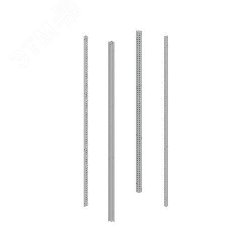 Стойки вертикальные, для шкафов CQE N высотой 1800 мм, 4 шт. RAL7035 - фото 1