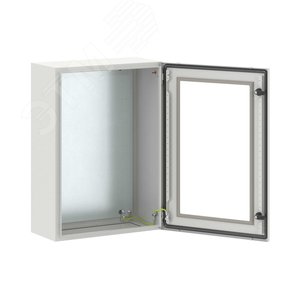Щит монтажный ЩМП 700x500x250 мм STE с М/П с прозрачной дверью - фото 1