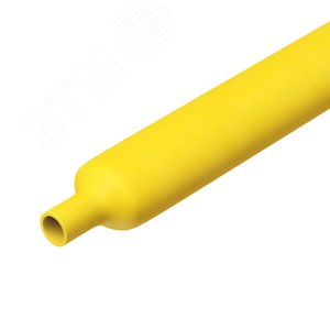 Термоусаживаемая самозатухающая трубка в рулоне 6,4/3,2 мм желтый