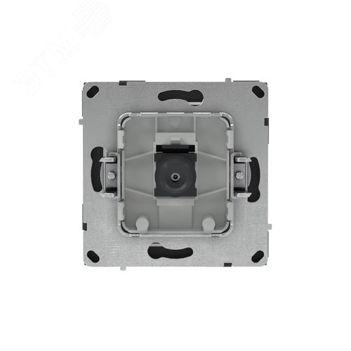 Розетка TV одиночная, KANT, черный уголь - фото 3