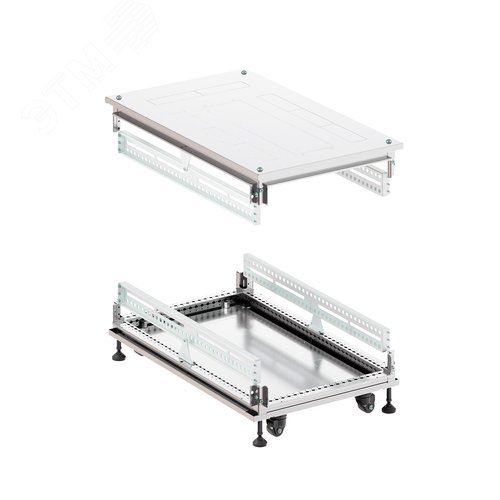 Крыша основание преперфорированные IT-CQE 600x600, RAL7035 - фото 2