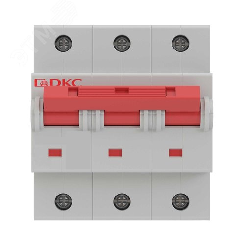 Выключатель автоматический модульный YON MD125 3P 80А D 20kA - фото 2