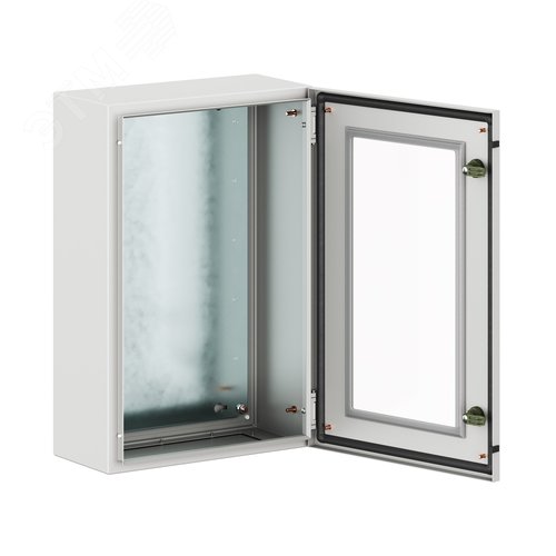 Корпус навесной уличный ST Outdoor с М/П с прозрачной дверью ВxШxГ 600x400x200 мм, IP66 - фото 2