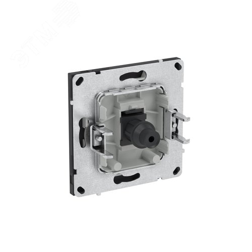 Розетка TV одиночная, KANT, черный уголь - фото 5