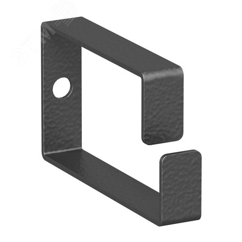 Кольцо кабельное металлическое 40x60 мм, черное - фото 2