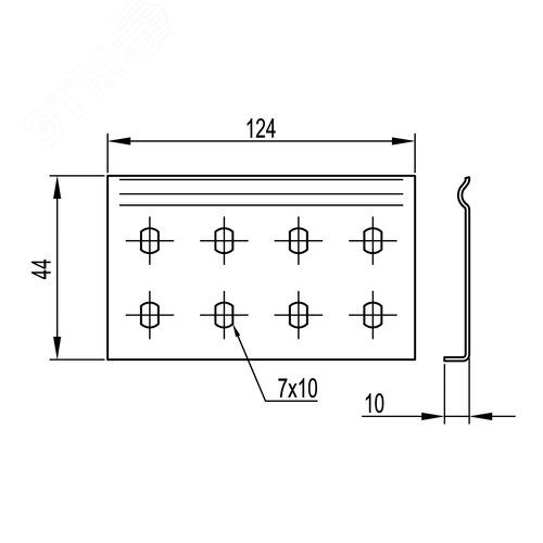 Соединитель горизонтальный GTO 50L горячеоцинкованный - фото 2