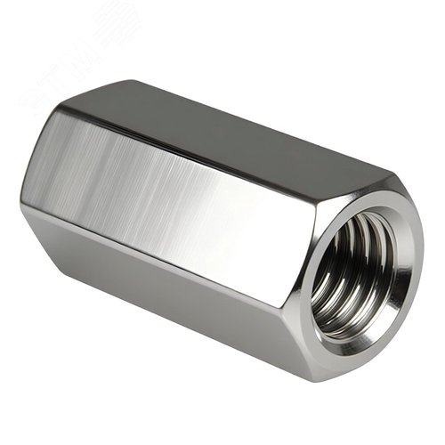 Гайка соединительная М10х30 нержавеющая сталь - фото 2