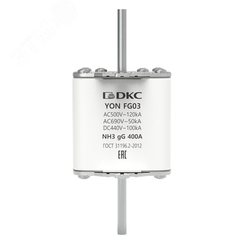 Предохранитель YON ножевого типа FG3 с одинарной индикацией 400А - фото 2