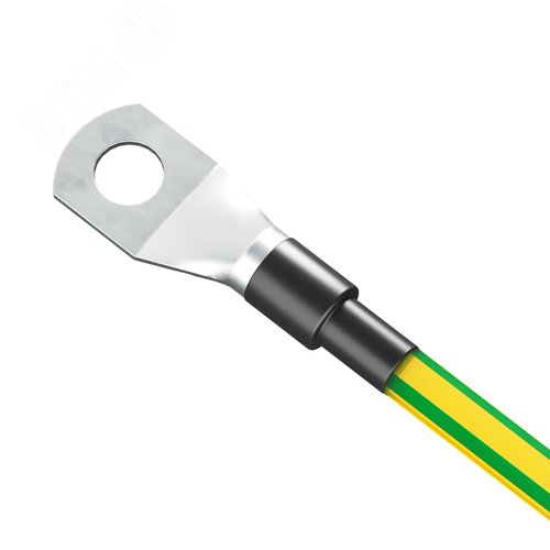 Заземляющий проводник, 750 мм, медь 16 мм2, М8 - фото 2