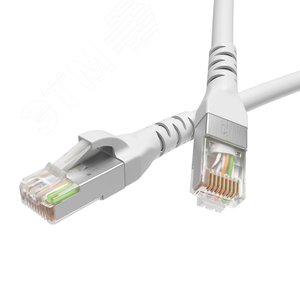 Изображение товара Патч-корд экранированный CAT6 F/UTP 4х2 LSZH белый 3м (шт)